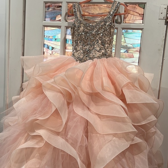 Champagne Pink Quince Dress - Picture 3 of 6